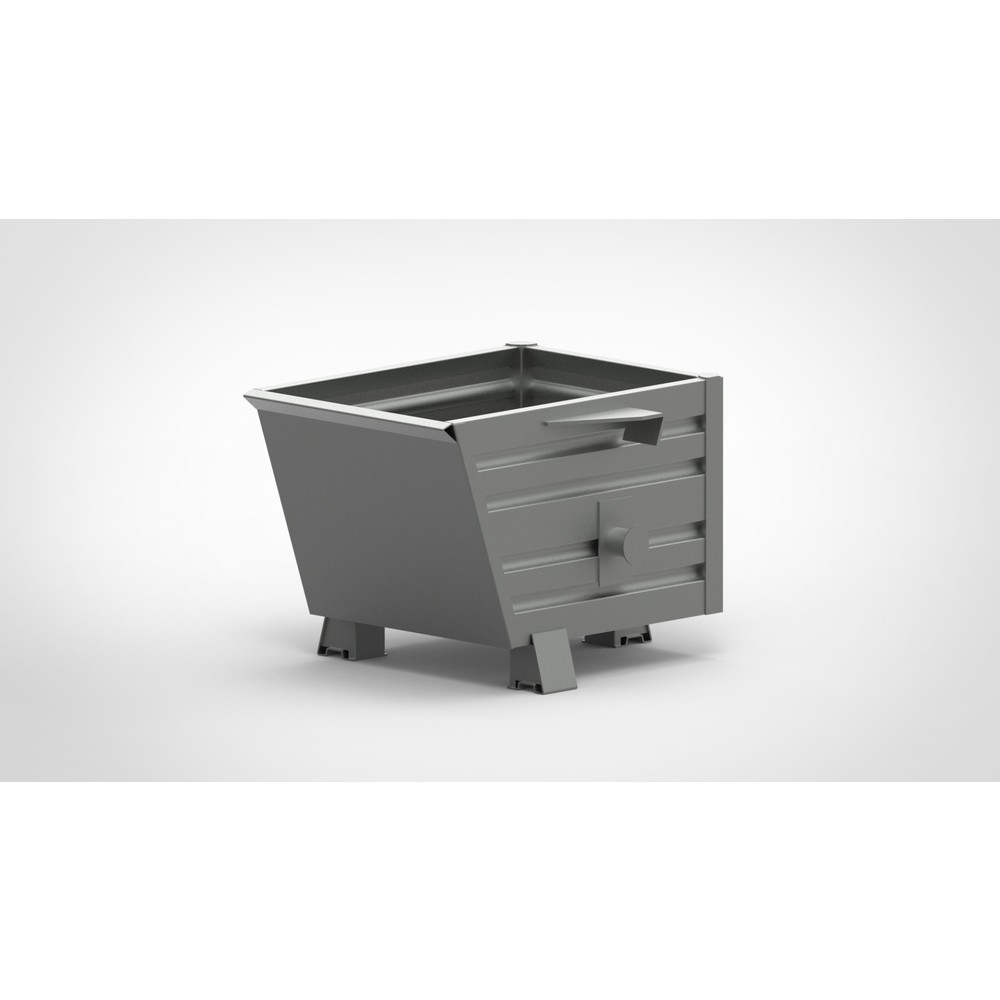 Product afbeelding: Stortgoedbak HESON®, gelakt, bxd 600 x 800 mm, muisgrijs