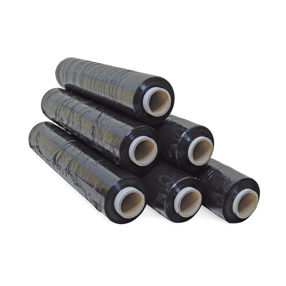 Product afbeelding: Stretchfolie, zwart, lxb 260 str.m x 500 mm