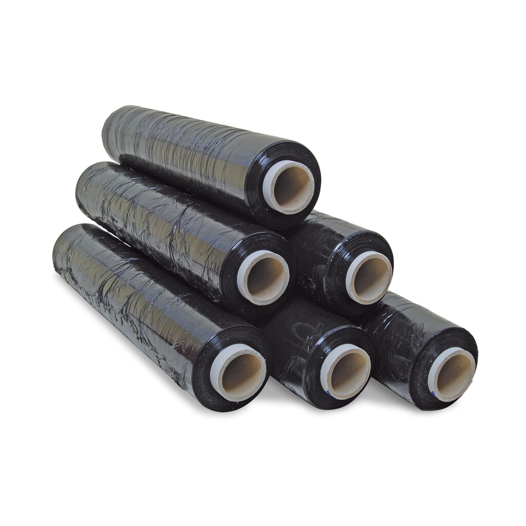 Product afbeelding: Stretchfolie, zwart, lxb 260 str.m x 500 mm