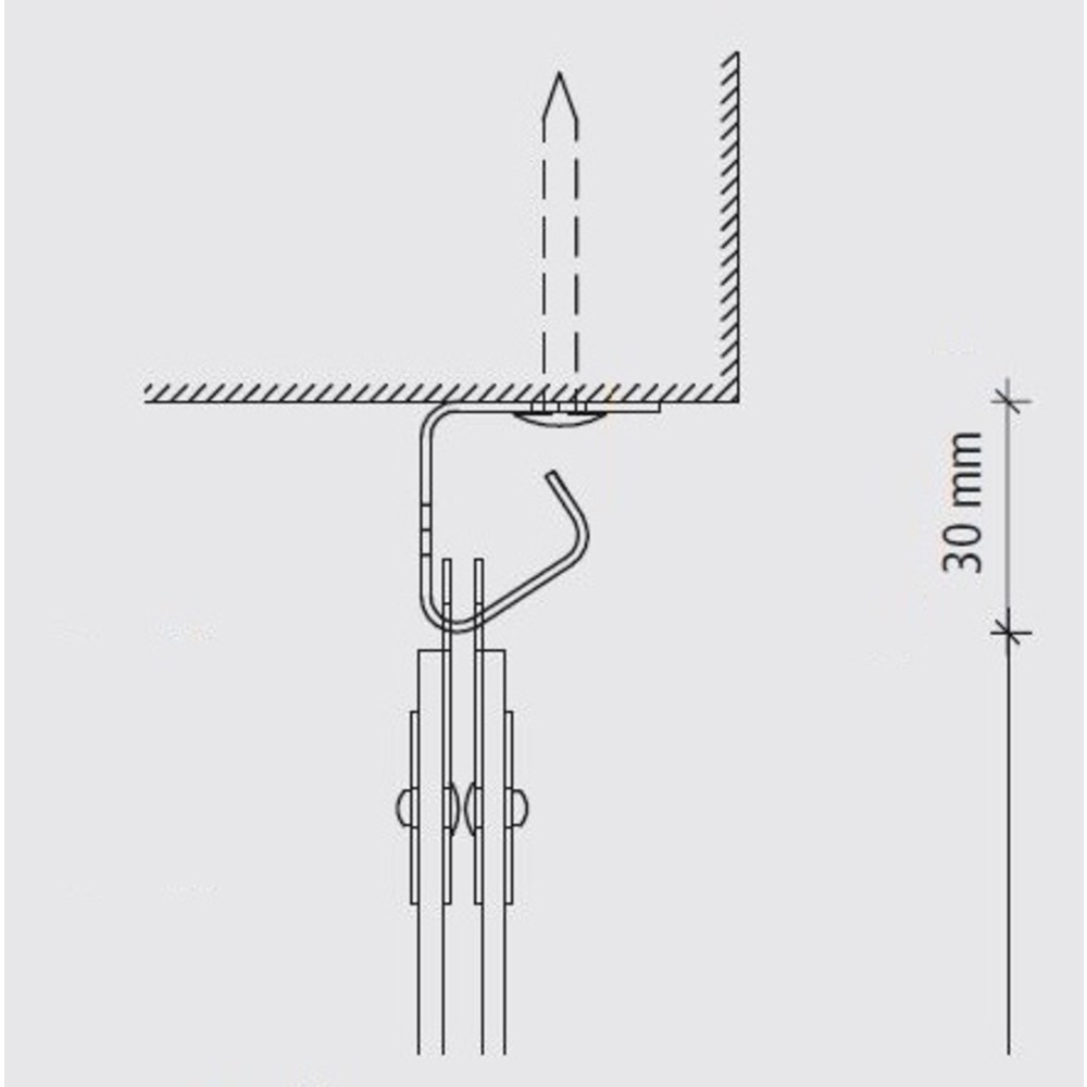 Productafbeelding nr. 4: Strokengordijn voor buiten, stroken lengte 2.000 mm, overlapping 54 mm