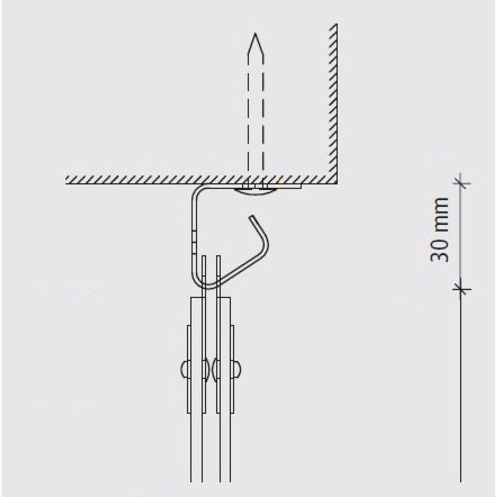 Productafbeelding nr. 4: Strokengordijn voor binnen, stroken lengte 2.000 mm, overlapping 36 mm