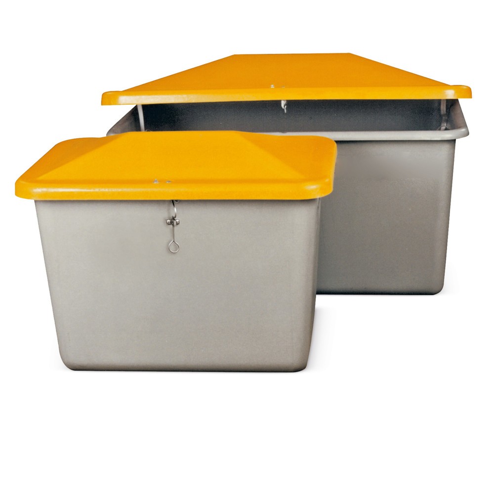 Productafbeelding nr. 1: Strooibak CEMO, grijs/oranje, 1.100 liter