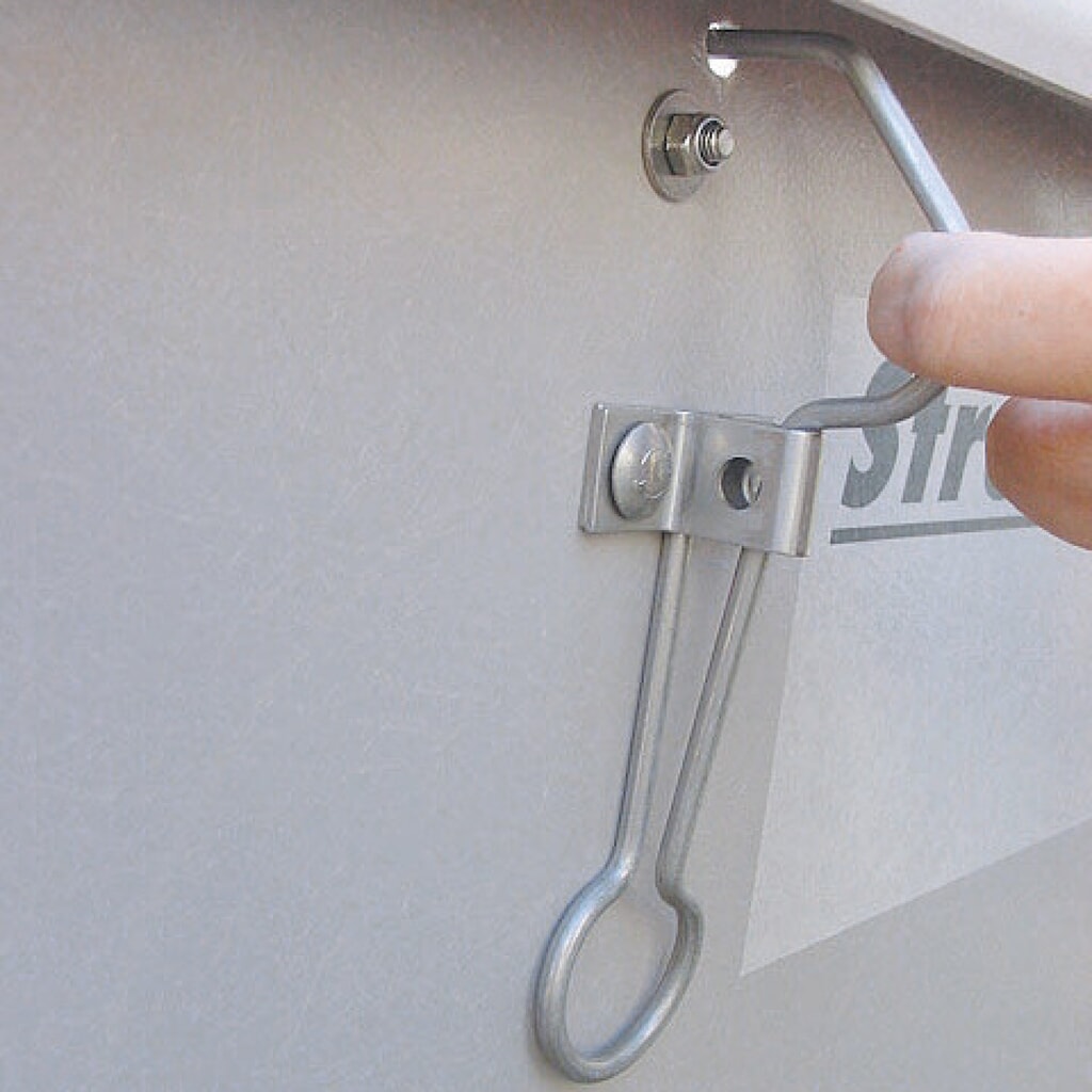 Zoutbak CEMO met uitschepopening, grijs/oranje, 200 liter Productafbeelding nr. 3: Zoutbak CEMO met uitschepopening, grijs/oranje, 200 liter
