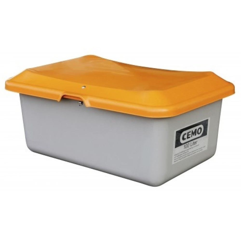 Product afbeelding: Strooibak CEMO, grijs/oranje, 100 liter