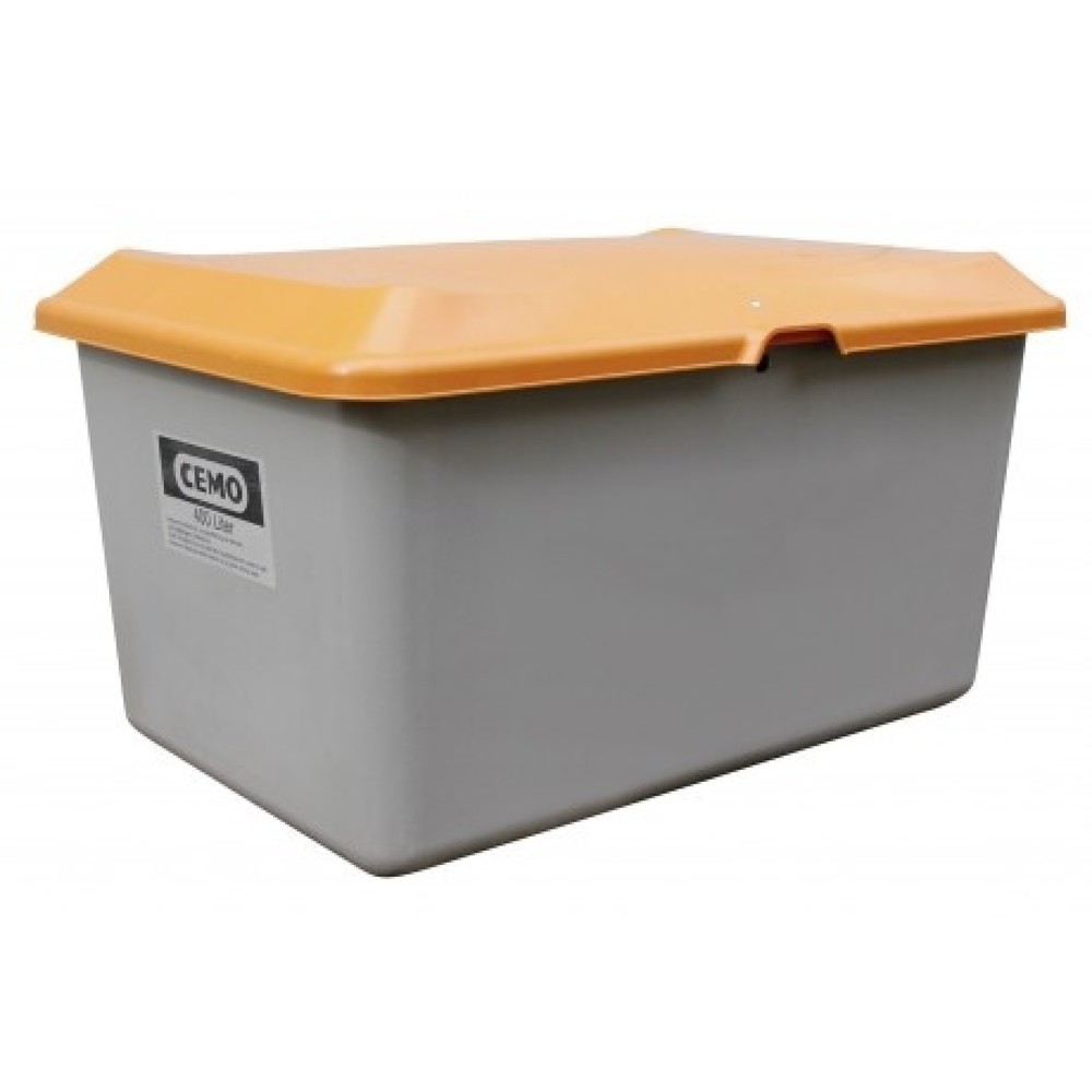 Productafbeelding nr. 1: Strooibak CEMO, grijs/oranje, 400 liter