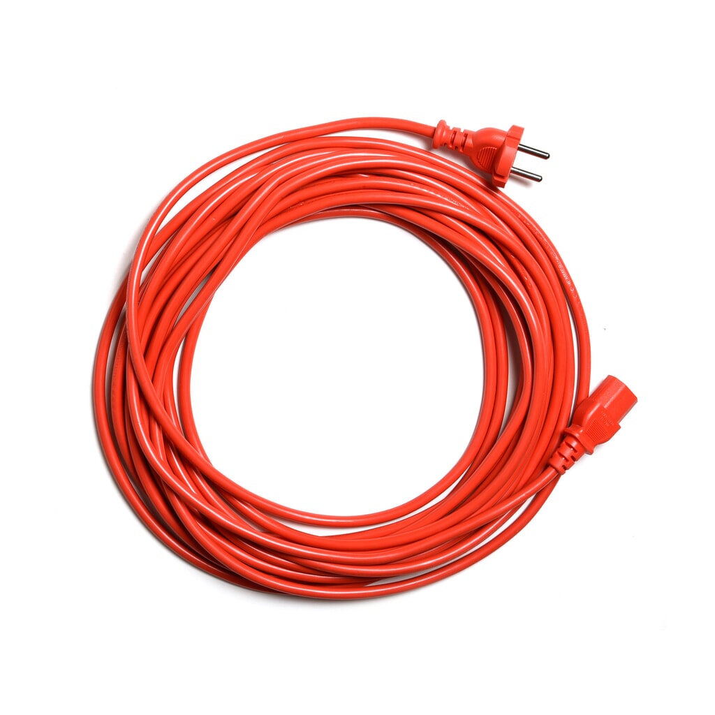 Netsnoer voor stofzuiger SPRiNTUS MAXIMUS pro, lengte 10 m, signaalrood Product afbeelding: Netsnoer voor stofzuiger SPRiNTUS MAXIMUS pro, lengte 10 m, signaalrood