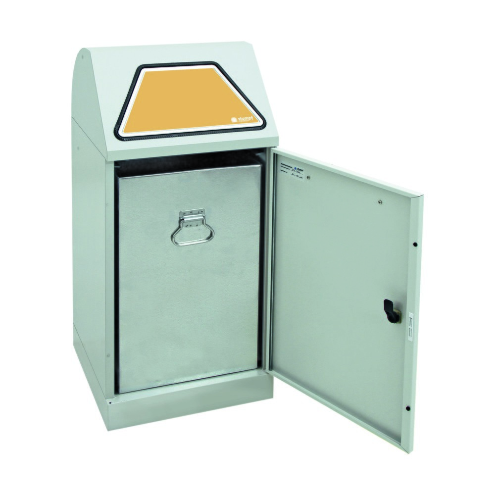 Productafbeelding nr. 3: stumpf® kringloopafvalbak, incl. binnenbak, plaatstaal, verzinkt, 60 liter, lichtgrijs