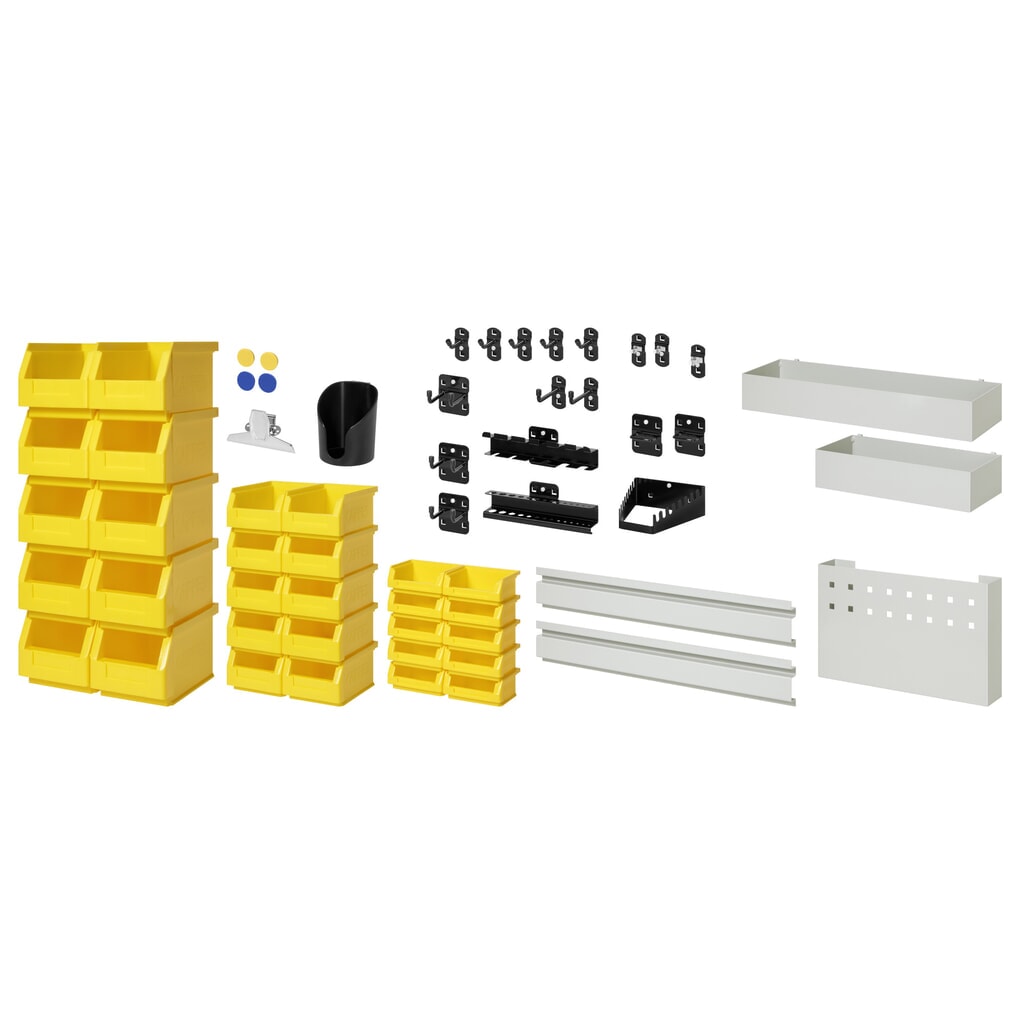 Systeemaccessoires RAU set 01, 59-delig voor werkbankopbouw Product afbeelding: Systeemaccessoires RAU set 01, 59-delig voor werkbankopbouw
