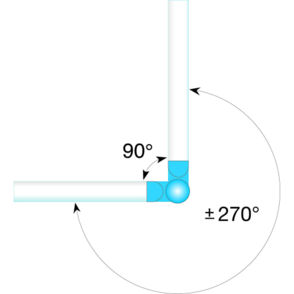 Systeemleuning MORION, dwarsbuis, Ø 60 mm, lengte 1.500 mm, rastermaat 1.670 mm, thermisch verzinkt Productafbeelding nr. 3: Systeemleuning MORION, dwarsbuis, Ø 60 mm, lengte 1.500 mm, rastermaat 1.670 mm, thermisch verzinkt