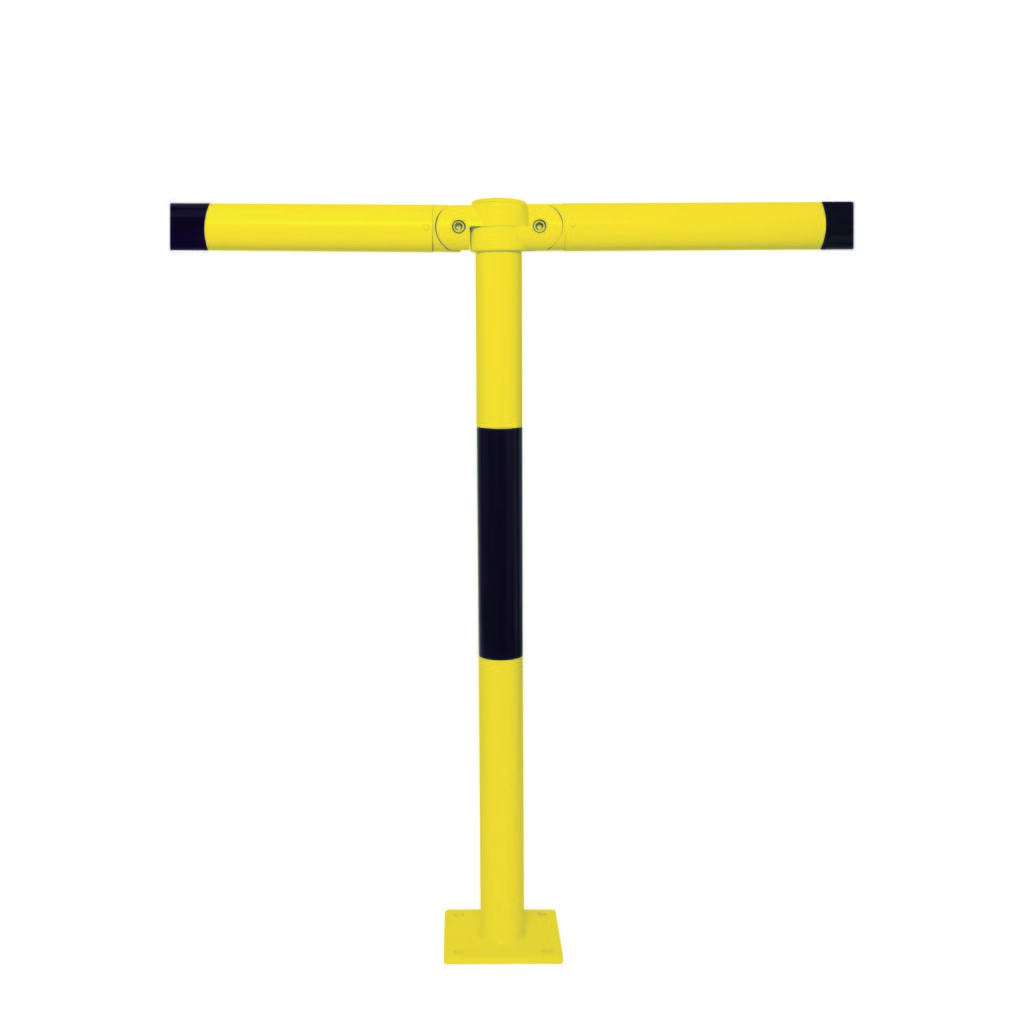 Productafbeelding nr. 5: Systeemleuning MORION, dwarsbuis, Ø 60 mm, lengte 1.500 mm, rastermaat 1.670 mm, thermisch verzinkt en gelakt, zwart/geel