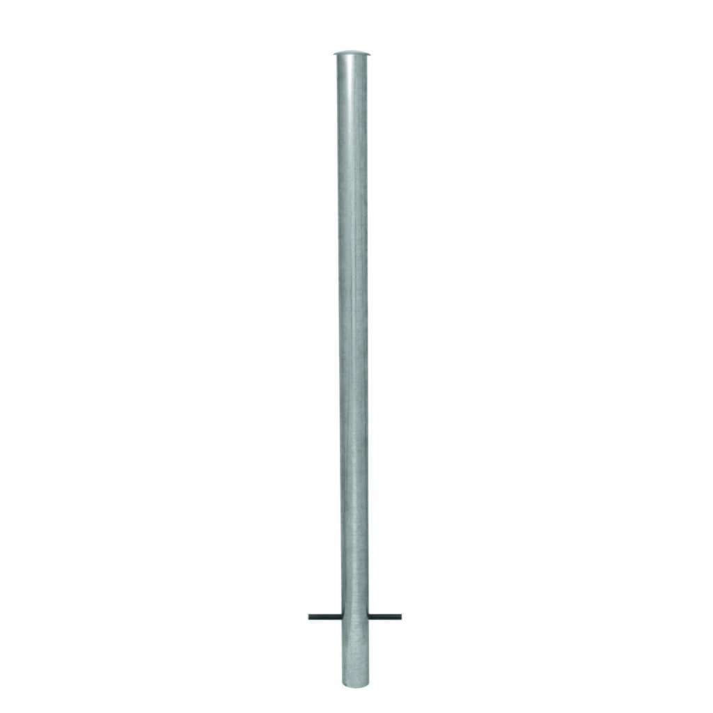 Systeemleuning URBAN, draagbuis, Ø 60 mm, hoogte boven de grond 1.000 mm, voor verankeren in beton, thermisch verzinkt Product afbeelding: Systeemleuning URBAN, draagbuis, Ø 60 mm, hoogte boven de grond 1.000 mm, voor verankeren in beton, thermisch verzinkt
