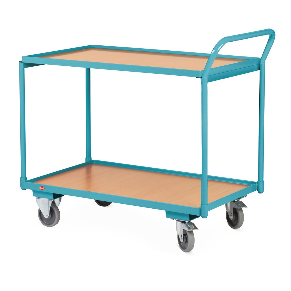 Productafbeelding nr. 3: Tafelwagen Ameise®, 250 kg, omhoogstaande duwbeugel, 2 laadvlakken à 850 x 500 mm