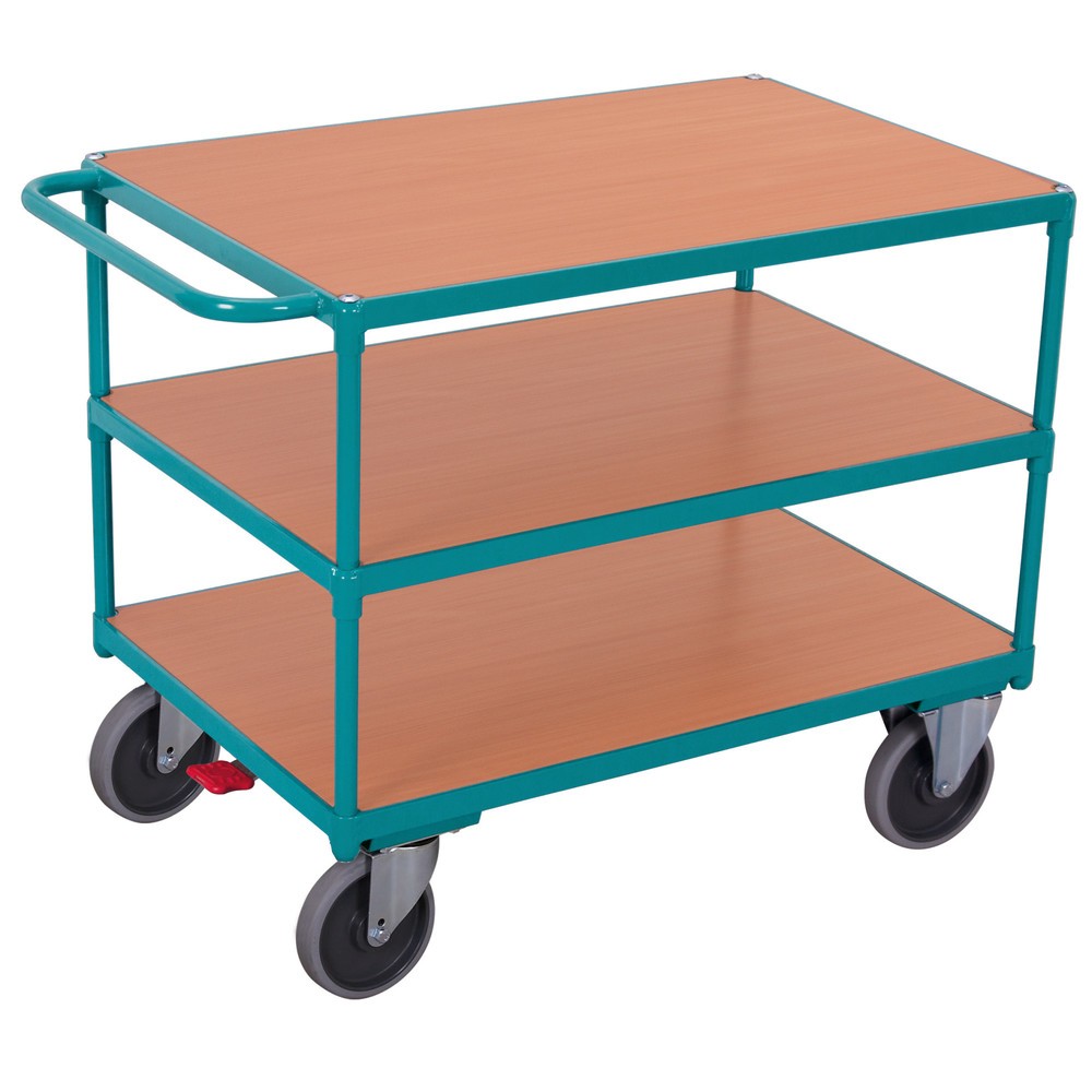 Productafbeelding nr. 1: Tafelwagen Ameise®, horizontale beugel, 3 etages van 1.000 x 700 mm, cap. 500 kg