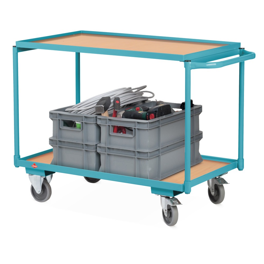 Productafbeelding nr. 3: Tafelwagen Ameise®, horizontale beugel, 2 etages van 850 x 500 mm, cap. 250 kg