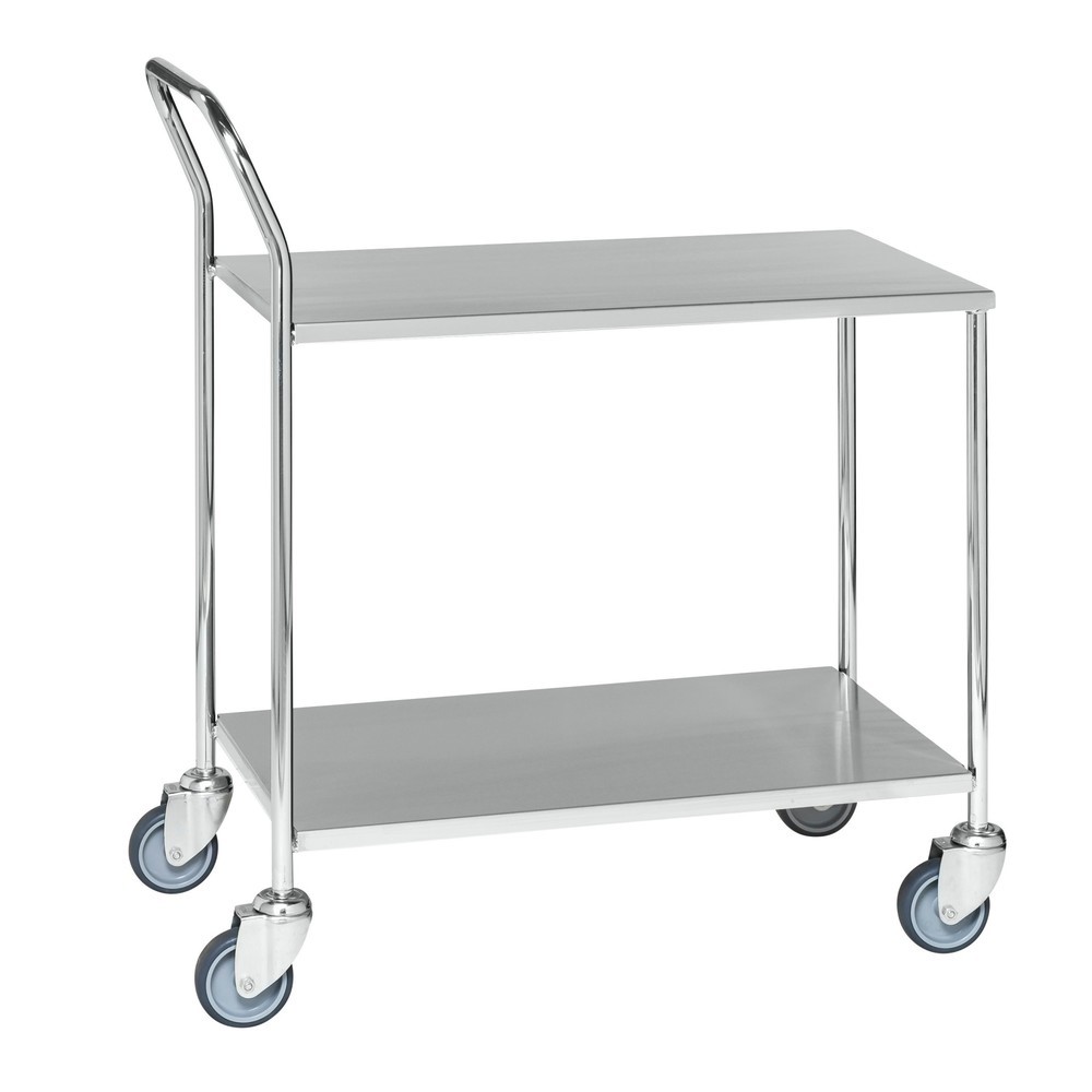Product afbeelding: Tafelwagen van roestvrij staal, hxbxd 960 x 430 x 840 mm