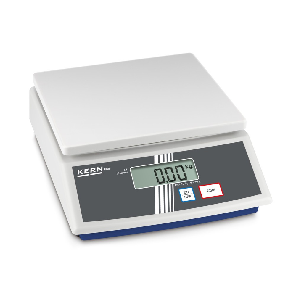 Product afbeelding: Tafelweegschaal KERN FCE 30K10N, weegbereik max. 30 kg