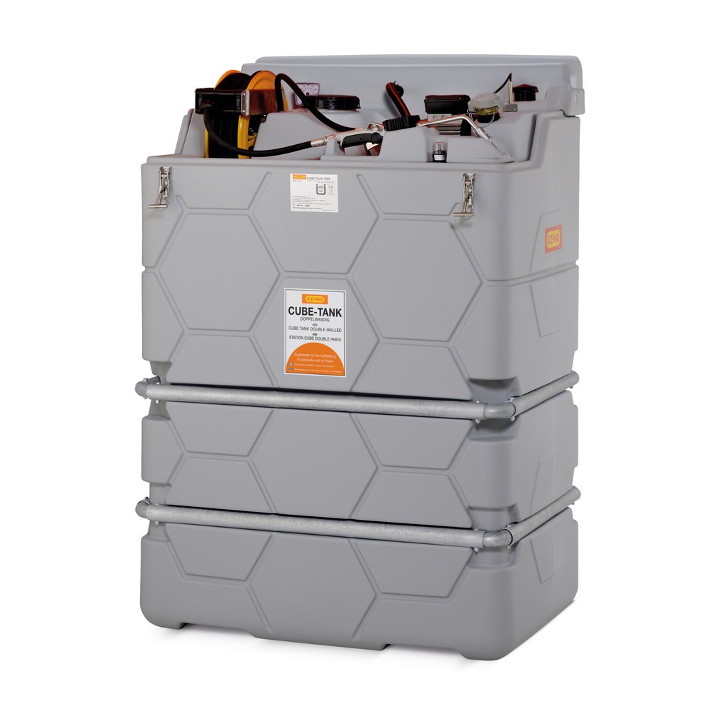 Product afbeelding: Tankinstallatie CEMO CUBE Indoor Premium voor smeermiddelen, 1.000 liter