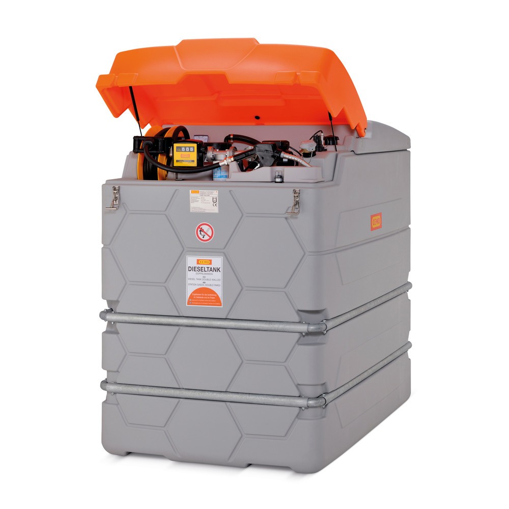 Product afbeelding: Tankinstallatie CEMO CUBE Outdoor Premium voor diesel, 1.000 liter