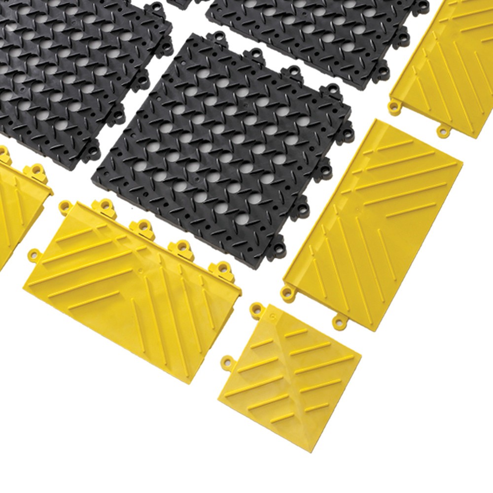 Productafbeelding nr. 2: Tegel voor vloerplaatsysteem, PVC, geperforeerd, b x d 305 x 305 mm, zwart
