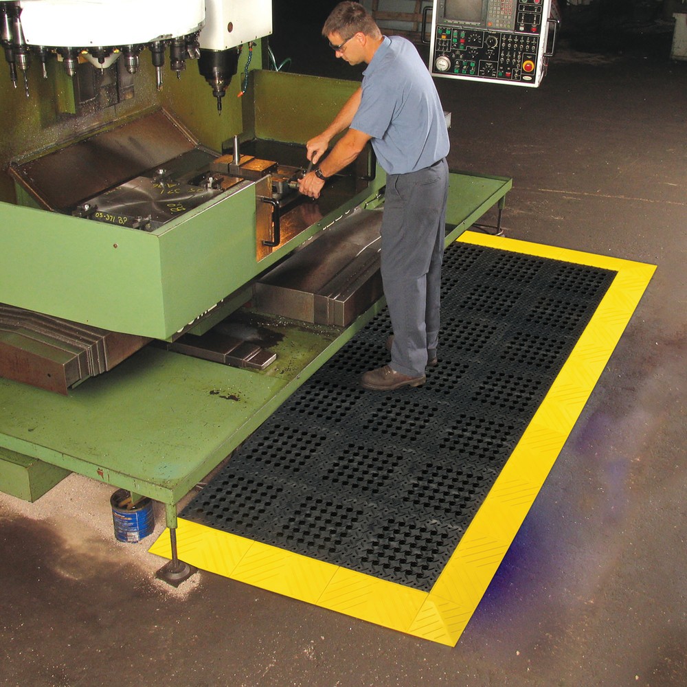 Productafbeelding nr. 3: Tegel voor vloerplaatsysteem, PVC, geperforeerd, b x d 305 x 305 mm, zwart