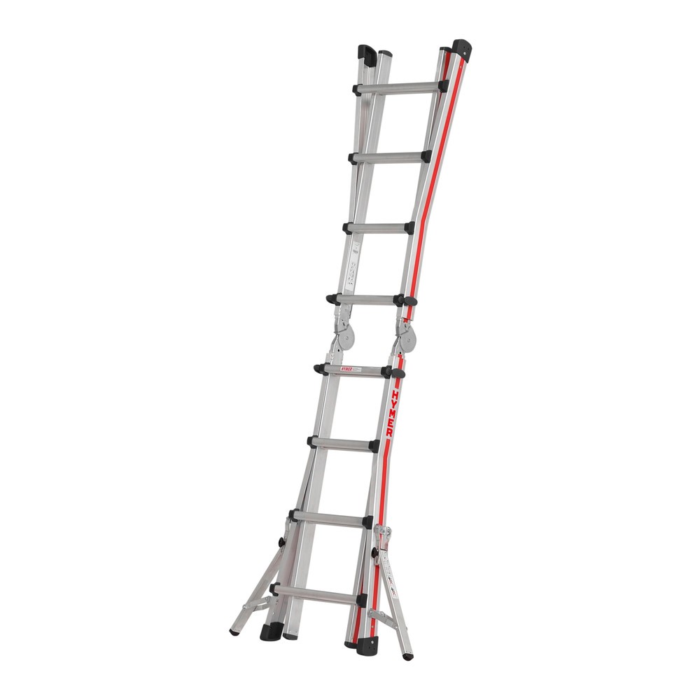 Productafbeelding nr. 2: Telescopische ladder HYMER, totale lengte 4,02 m, 4x4 sporten