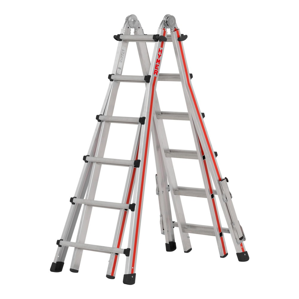 Product afbeelding: Telescopische ladder HYMER, totale lengte 6,26 m, 4x6 sporten