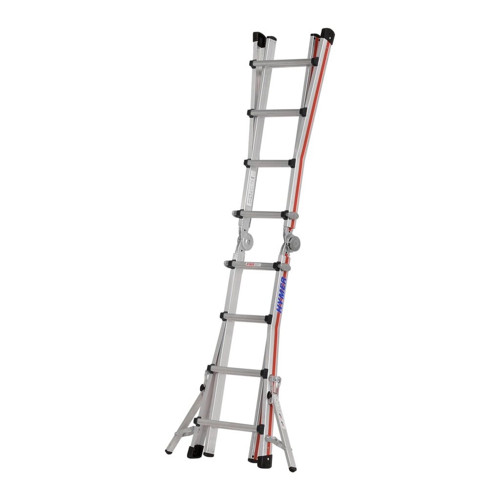 Telescopische ladder HYMER TELESTEP, totale lengte 6,26 m, 4x6 sporten Productafbeelding nr. 2: Telescopische ladder HYMER TELESTEP, totale lengte 6,26 m, 4x6 sporten