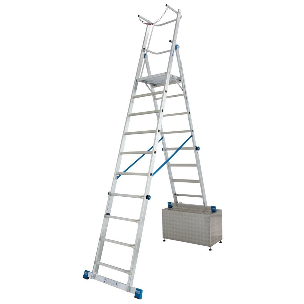 Productafbeelding nr. 2: Telescopische platformtrap KRAUSE®, 8-10 treden