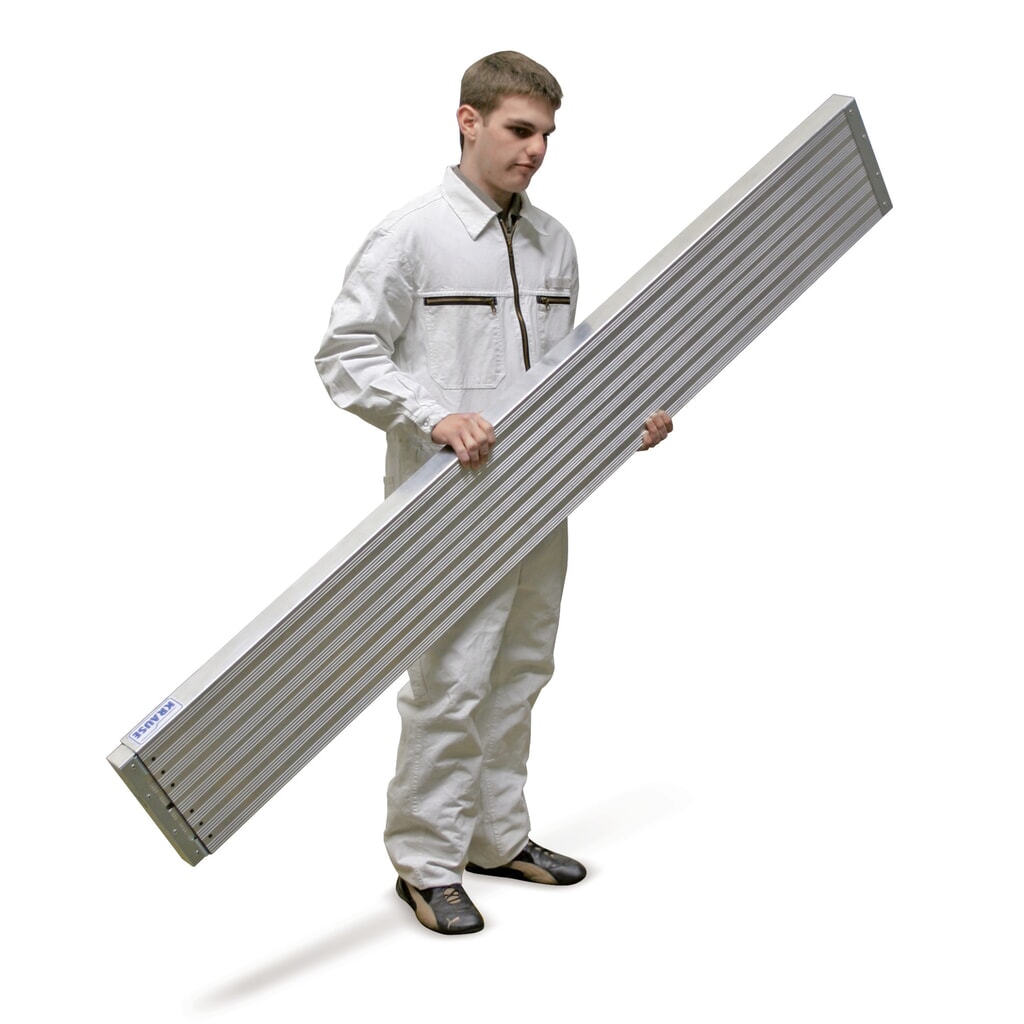 Telescopische steigerplank KRAUSE® incl. antislipbeveiliging, lengte 2,04 - 2,98 m Product afbeelding: Telescopische steigerplank KRAUSE® incl. antislipbeveiliging, lengte 2,04 - 2,98 m