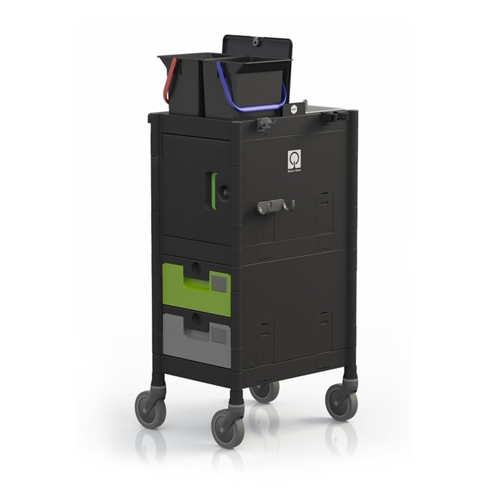 Product afbeelding: Tennant® Gansow Compact Basic Cleaning Trolley