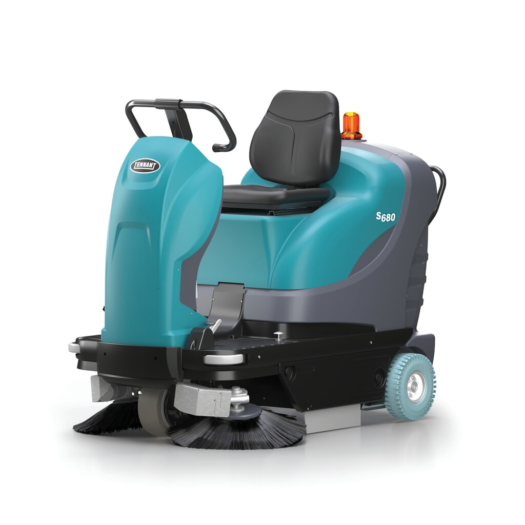 Zit-veegzuigmachine Tennant® S680 Product afbeelding: Zit-veegzuigmachine Tennant® S680