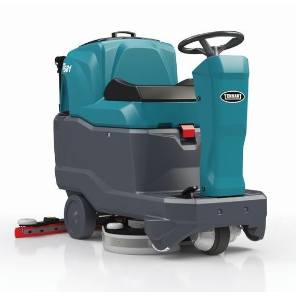 Product afbeelding: Tennant® zitschrobmachine T581 BT 55, batterij, 530 mm borstel