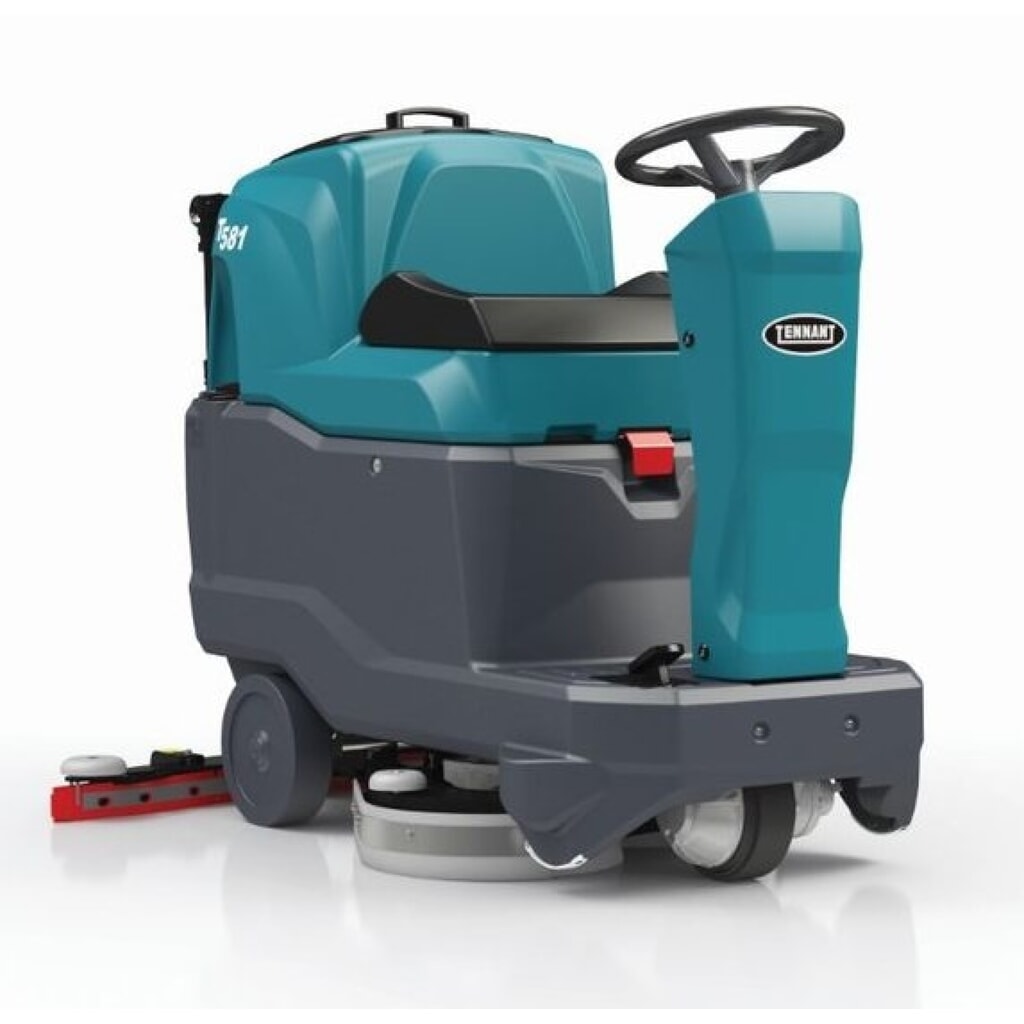 Product afbeelding: Tennant® zitschrobmachine T581 BT 55, batterij, 530 mm borstel