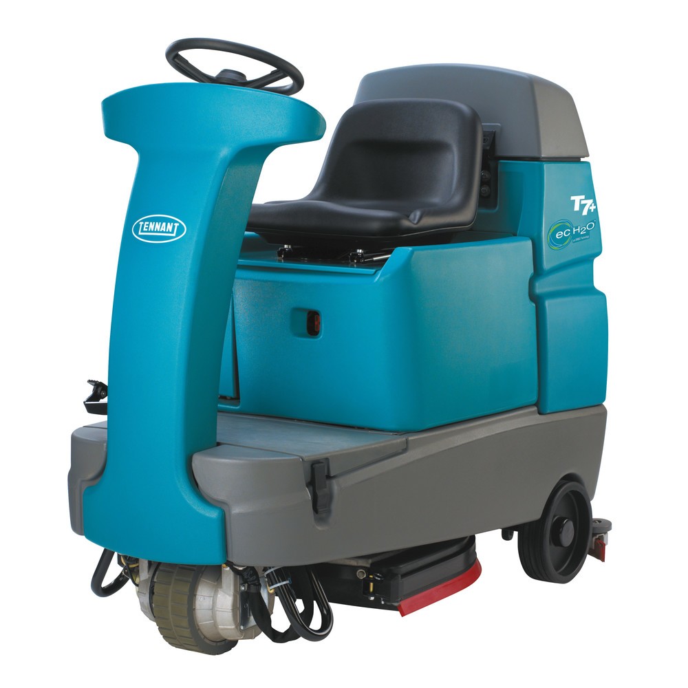 Product afbeelding: Tennant® zitschrobmachine T7+, accu, schijfdiameter 650 mm