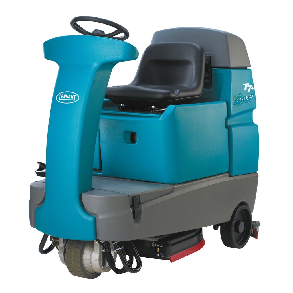 Product afbeelding: Tennant® zitschrobmachine T7+, accu, schijfdiameter 650 mm