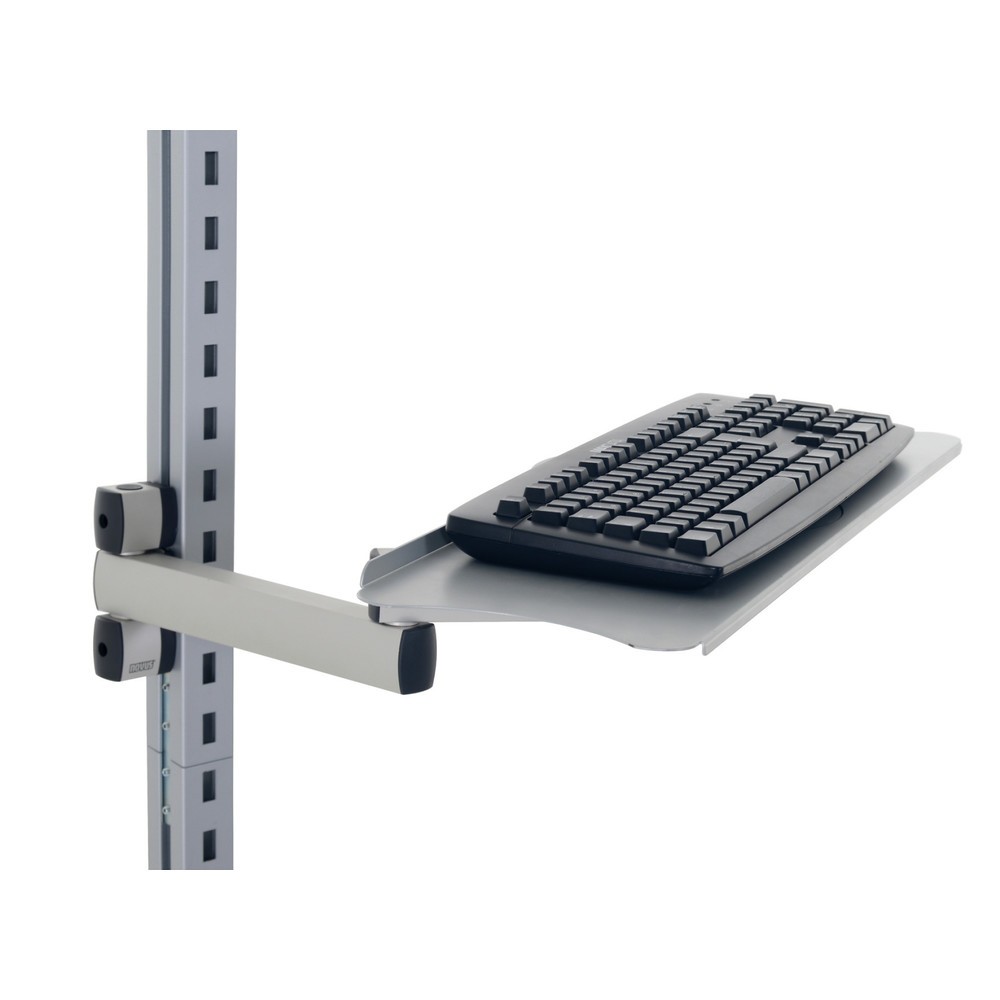 Productafbeelding nr. 3: Toetsenbord- en muishouder met scharnierende arm voor Rocholz paktafelsysteem, h x b x d 200 x 100 x 455 mm