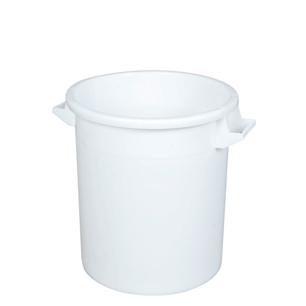 Product afbeelding: Ronde ton, Ø boven / onder 390 / 315 mm, hoogte 415 mm, 35 liter, wit