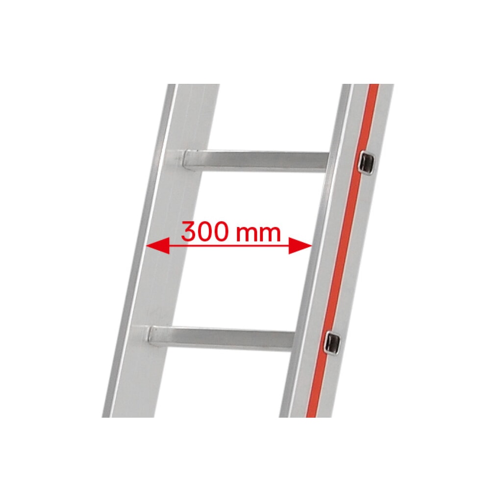 Touwoptrekladder HYMER, voor aanleunen, 2-delig, totale lengte 8,86 m Productafbeelding nr. 7: Touwoptrekladder HYMER, voor aanleunen, 2-delig, totale lengte 8,86 m