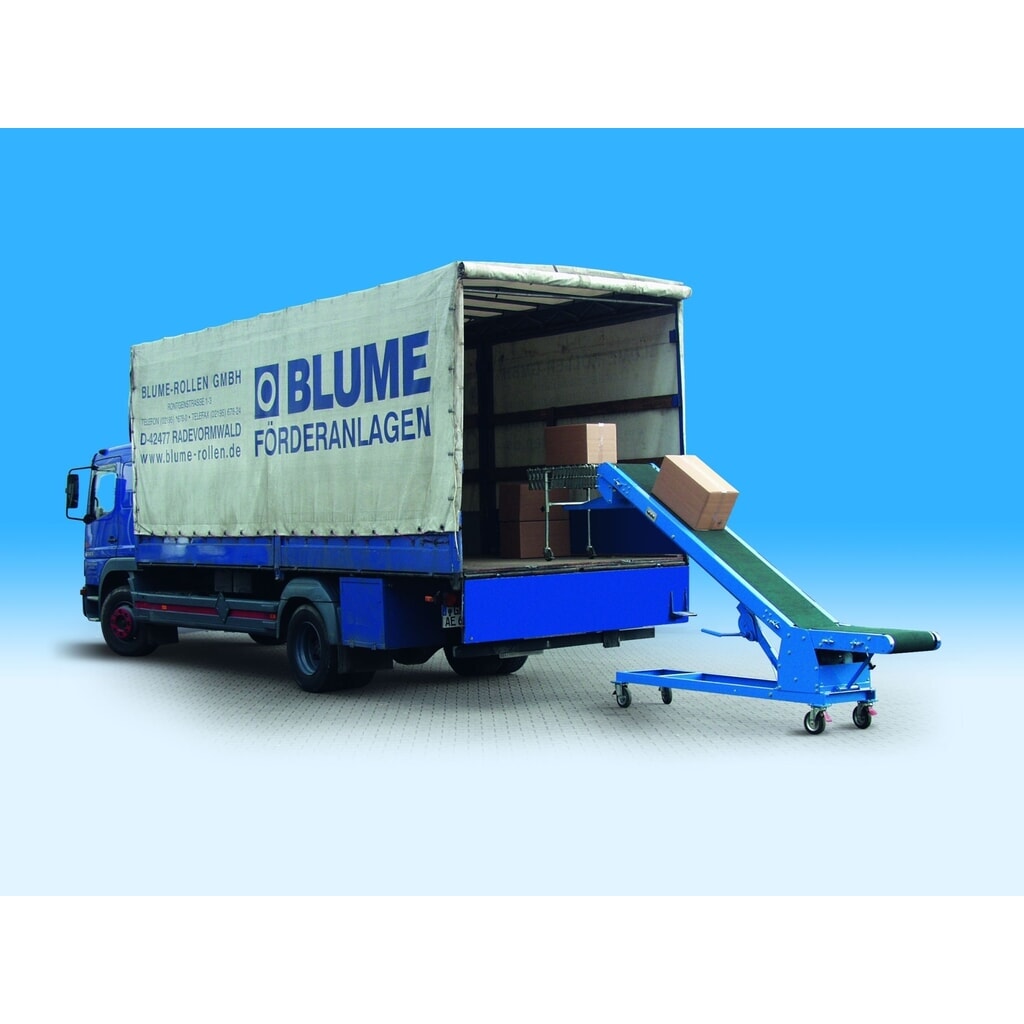 Transportband voor laden en lossen, type BE, lengte horizontaal 4,4 m, bandbreedte 600 mm Productafbeelding nr. 2: Transportband voor laden en lossen, type BE, lengte horizontaal 4,4 m, bandbreedte 600 mm