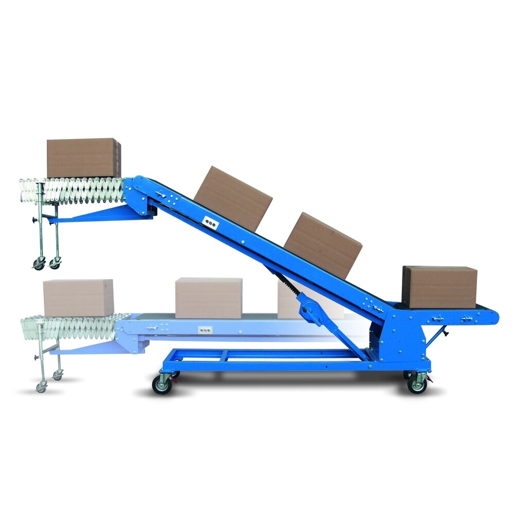 Product afbeelding: Transportband voor laden en lossen, type BE, lengte horizontaal 4,4 m, bandbreedte 400 mm