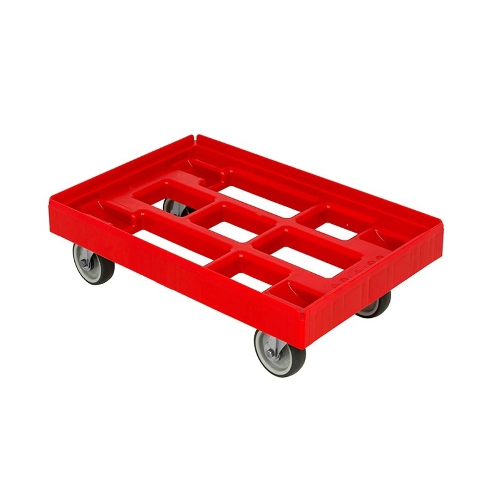 Product afbeelding: Transportrol, gelast, laadcapaciteit 300 kg, BxD 410 x 610 mm, rollen Ø 100 mm