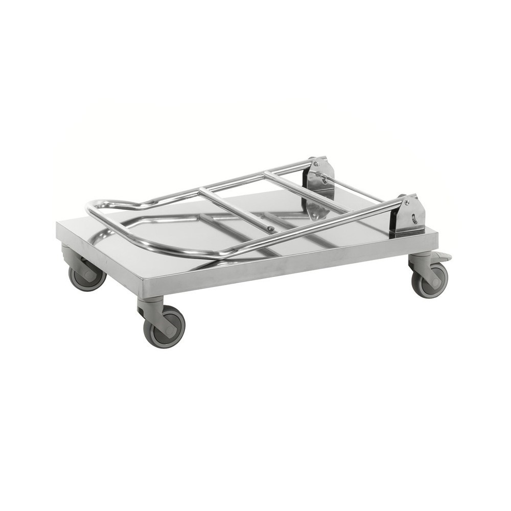 Productafbeelding nr. 2: Transportwagen, volledig roestvrij staal 18/0, laadvlak bxd 520 x 825 mm