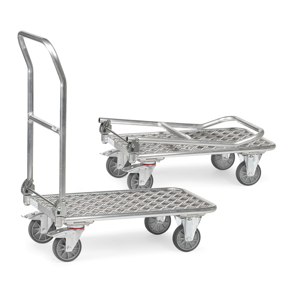 Product afbeelding: Aluminium transportwagen fetra®, laadvlak bxd 450 x 720 mm