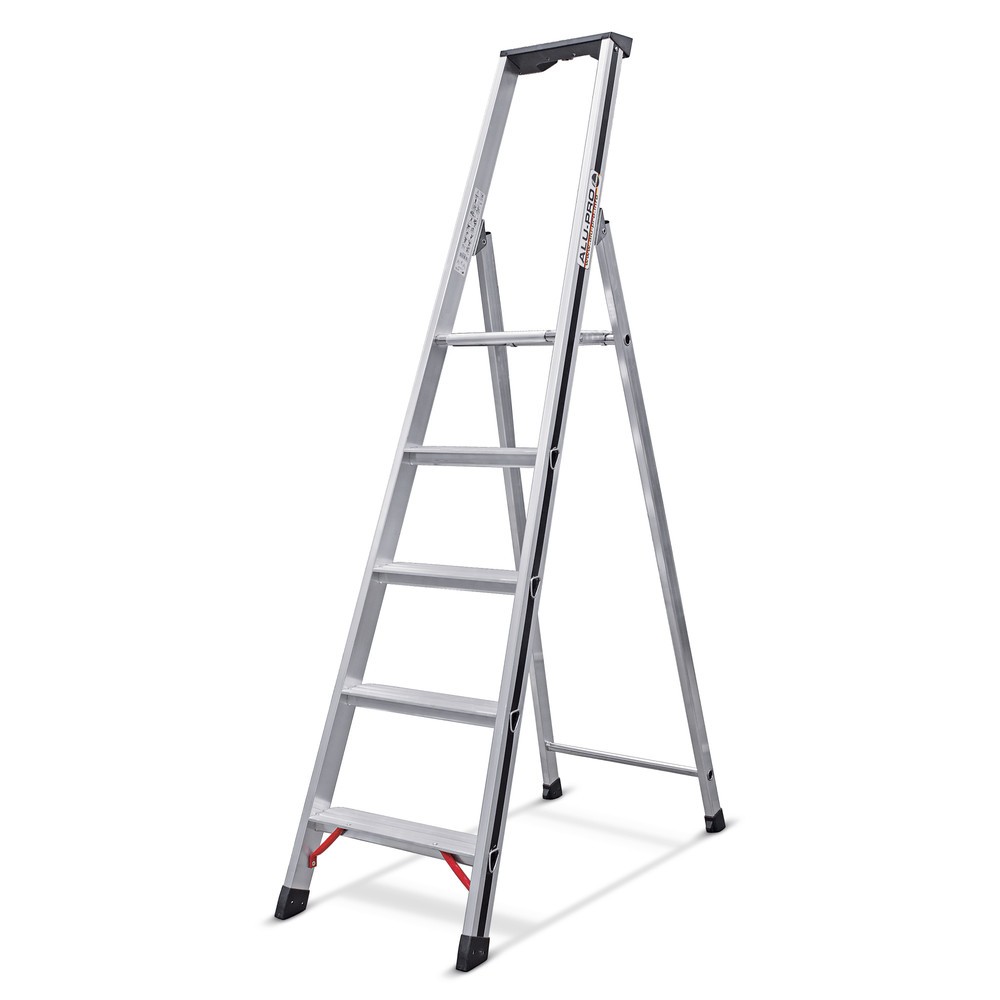 Productafbeelding nr. 1: Trapladder HYMER Alu-Pro, 1-zijdig oploopbaar, stahoogte 1,12 m