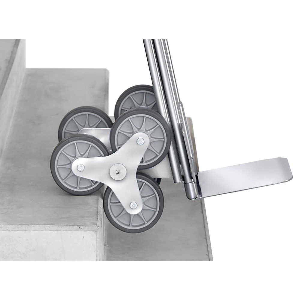 Productafbeelding nr. 2: Trapsteekwagen fetra®, 3-armige wielster, draagvermogen 200 kg, steekplaat bxd 320 x 250 mm, aluminium