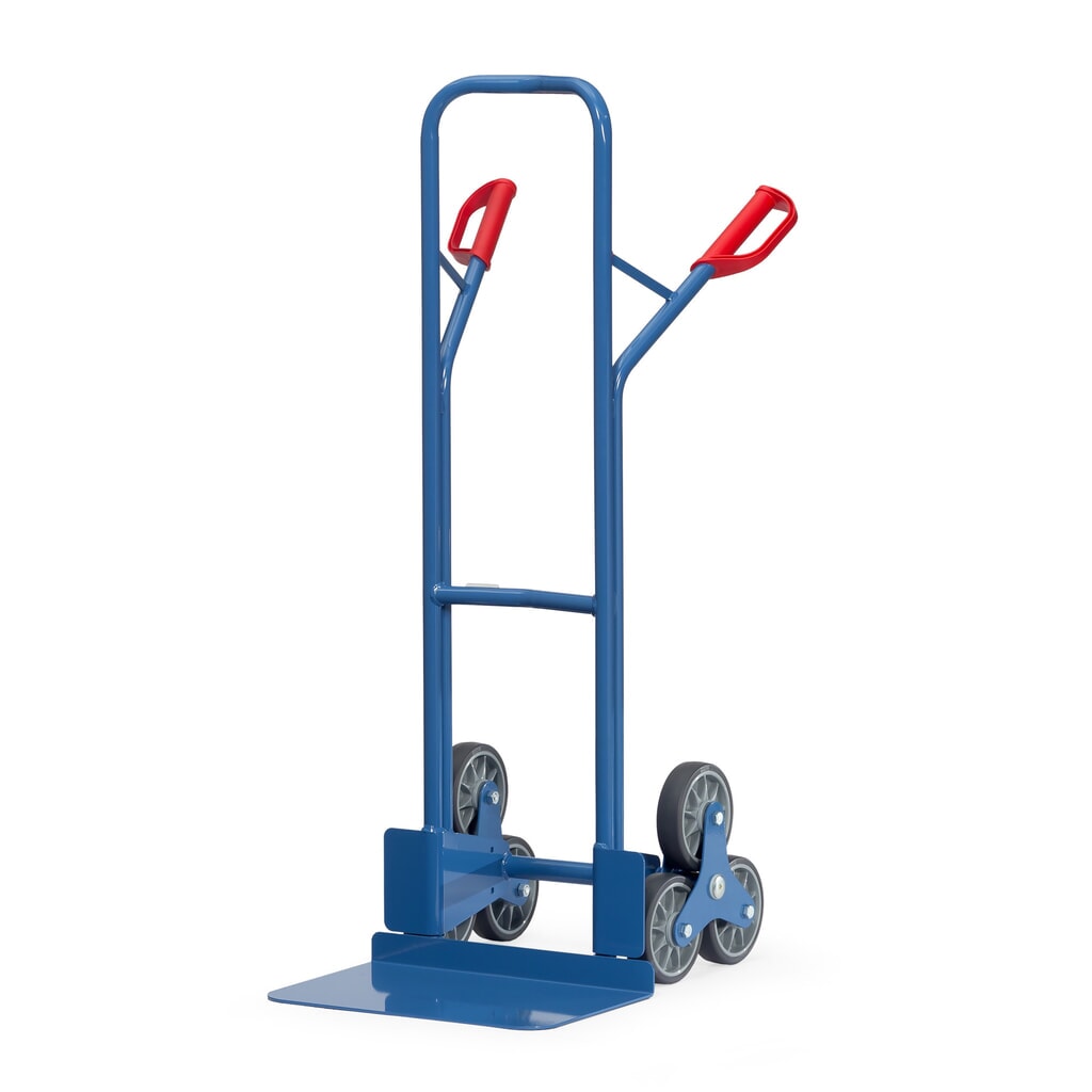Product afbeelding: Trapsteekwagen fetra®, 3-armige wielster, draagvermogen 200 kg, steekplaat bxd 480 x 300 mm, staal