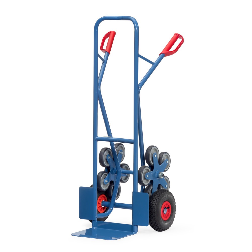 Product afbeelding: Trapsteekwagen fetra®, 5-armige wielster, draagvermogen 200 kg, steekplaat bxd 320 x 250 mm, staal