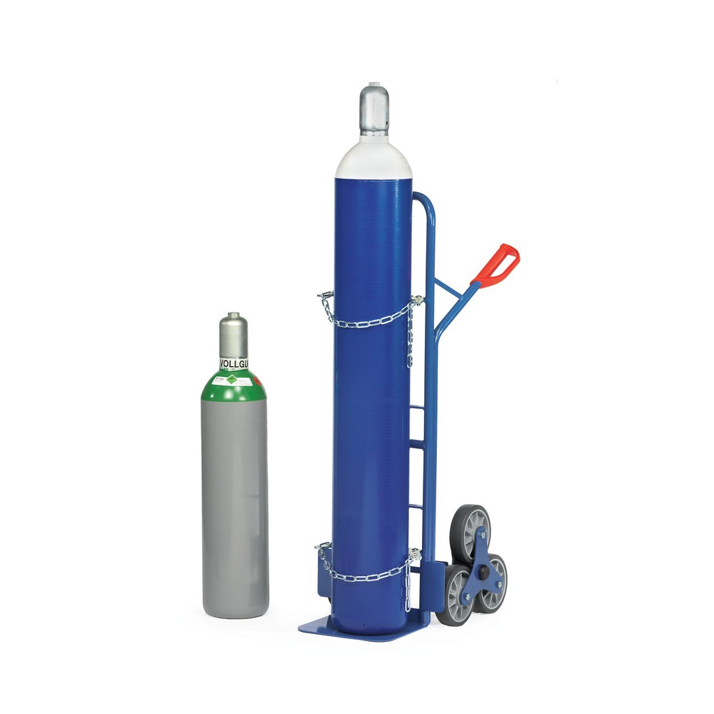 Trapsteekwagen fetra® voor stalen flessen, capaciteit 200 kg