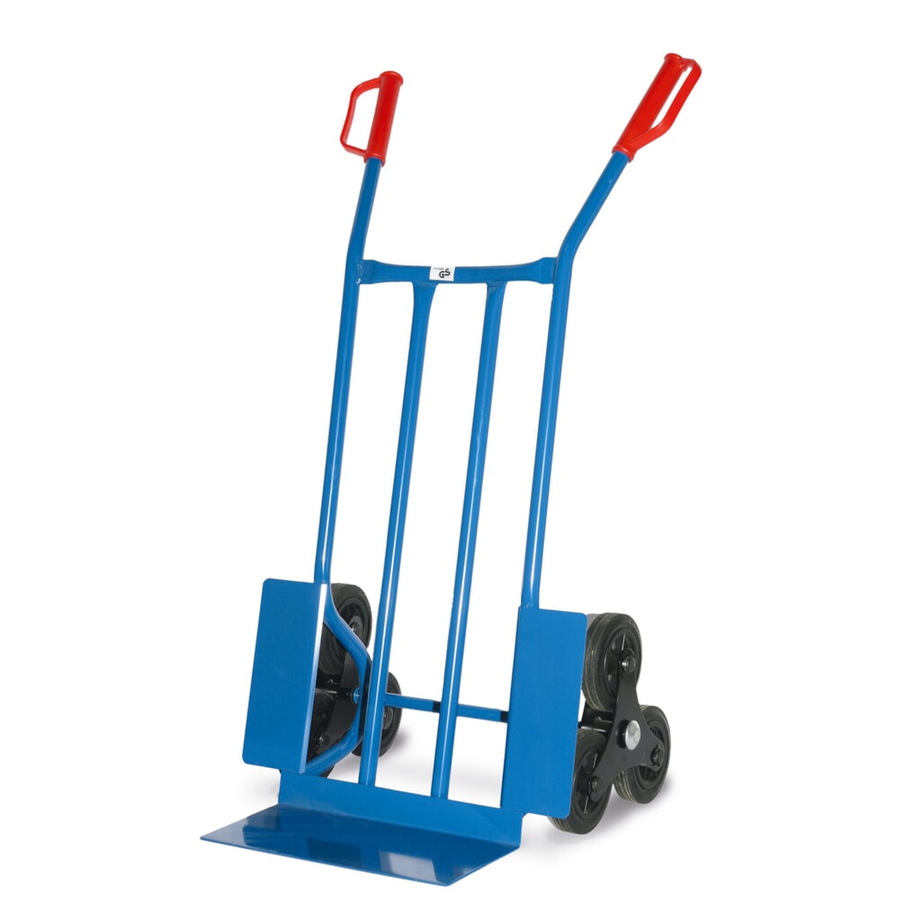 Trapsteekwagen HEMMDAL, met 3-armige wielster, capaciteit 250 kg, schep bxd 400 x 180 mm, staal Product afbeelding: Trapsteekwagen HEMMDAL, met 3-armige wielster, capaciteit 250 kg, schep bxd 400 x 180 mm, staal