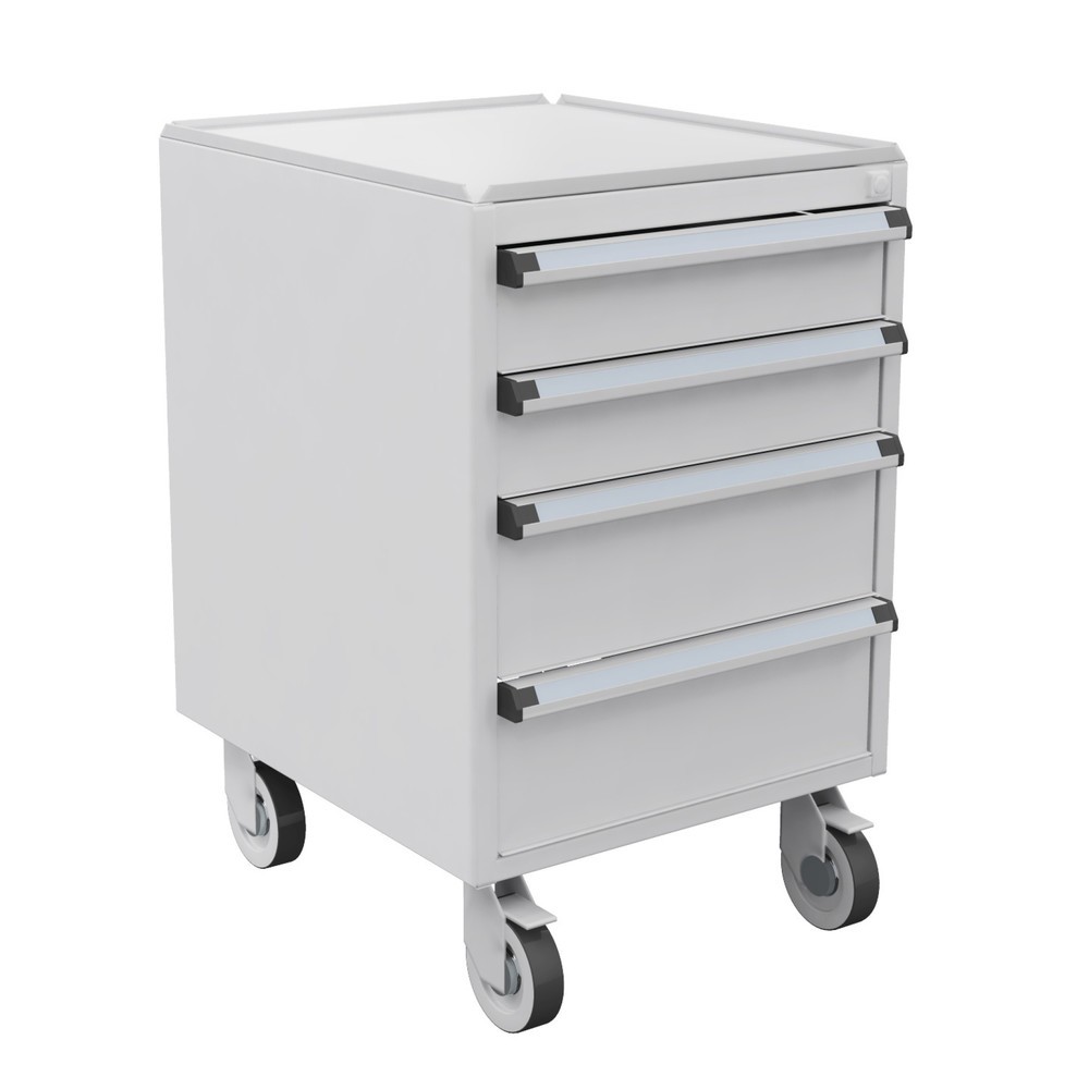 Product afbeelding: Ladeblok TRESTON 45/56-2 Standard, ESD, hxbxd 700 x 450 x 520 mm, lades: 2 x 100 mm, 2 x 150 mm, met wielen